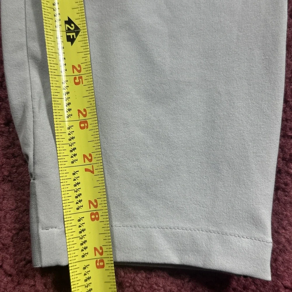 Macade Golf Jogger Pants Mens 30 Gray Slim Fit Zip Ankle Pockets Stretch
